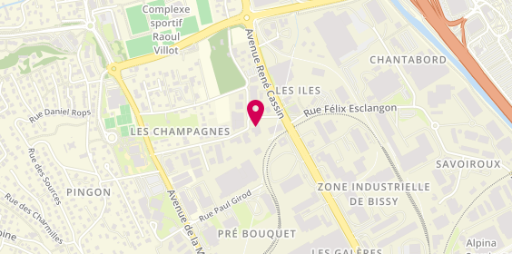 Plan de G.Y.D Elec, 370 Rue des Champagnes, 73290 La Motte-Servolex