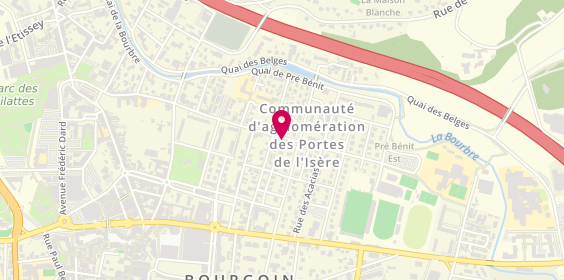 Plan de Bongiorni Electricité, 34 Rue de l'Hôtel de Ville, 38300 Bourgoin-Jallieu