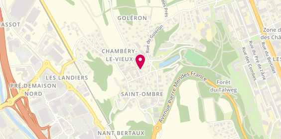Plan de Entreprise Patrick Savio, 225 Rue Commandant Bulle, 73000 Chambéry