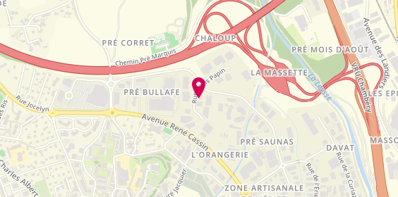 Plan de Inéo Infracom - Equans, 617 Rue Denis Papin, 73290 La Motte-Servolex