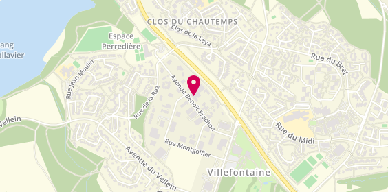 Plan de I.C Elec, 6 avenue Benoît Frachon, 38090 Villefontaine
