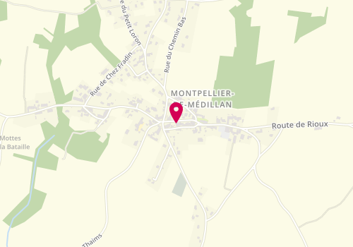 Plan de Perreaud Laurent, 6 Route de Rioux, 17260 Montpellier-de-Médillan
