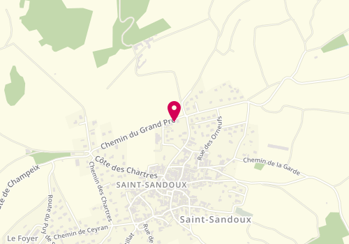Plan de Denki, 2A chemin du Grand Pré, 63450 Saint-Sandoux