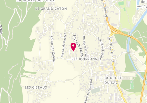 Plan de GOUJON Serge, Chemin des Branches, 73370 Le Bourget-du-Lac