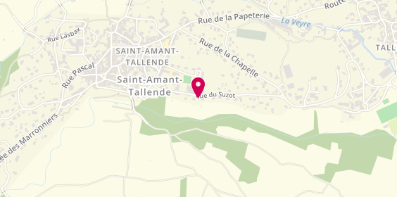 Plan de BLAIZIN Jérôme, 10 Rue du Suzot, 63450 Saint-Amant-Tallende