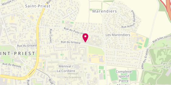 Plan de Eg Lyonohm, 71 Rue du Grisard, 69800 Saint-Priest
