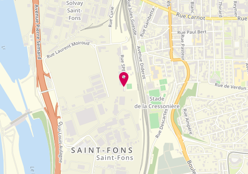 Plan de Societe des Etablissements Di Scala et Cie, 16 Chemin de Saint Gobain, 69190 Saint-Fons