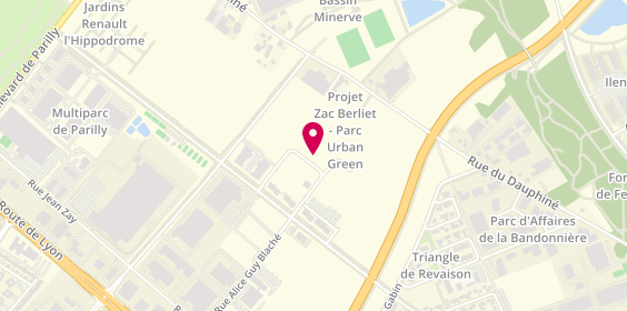 Plan de CIB Elec Rhône-Alpes, 173 avenue Charlie Chaplin Bâtiment F2, 69800 Saint-Priest