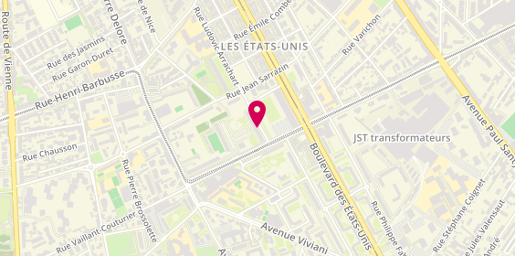 Plan de TARACHE-TIFOUR Amîn, 68 Rue Ludovic Arrachart, 69008 Lyon