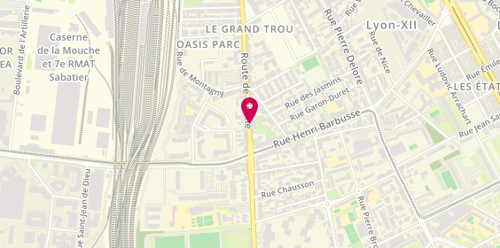 Plan de AOUICHAT Mourad, 217 Route de Vienne, 69008 Lyon