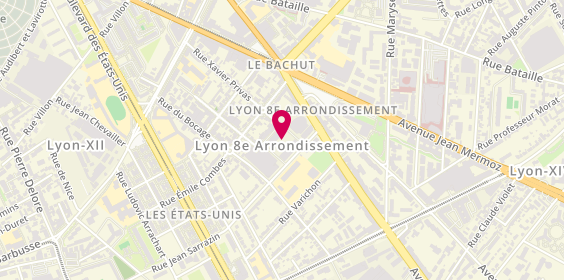 Plan de OUIS Abdelkader, 14 Rue des Serpollieres, 69008 Lyon