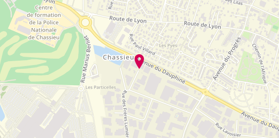 Plan de Agence de Lyon - Fauché Centre Est, 9 Rue Georges Méliès, 69680 Chassieu