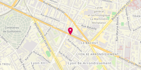 Plan de Technipro du Batiment-Isotech, 320 Avenue Berthelot, 69008 Lyon