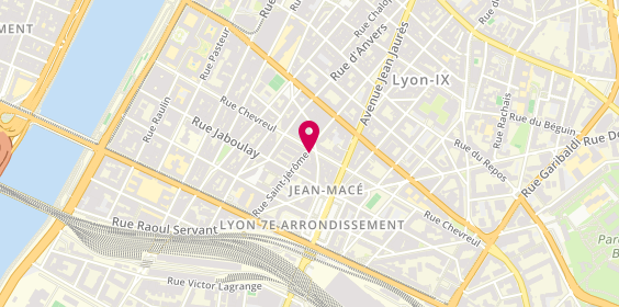 Plan de Ameco, 50 Rue Chevreul, 69007 Lyon