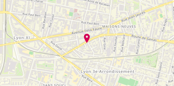 Plan de TUTI Christophe, 2 Rue Villebois Mareuil, 69003 Lyon