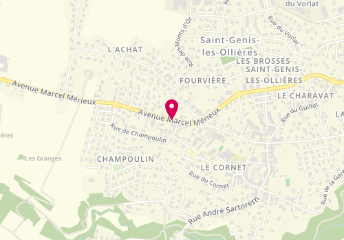 Plan de Genelec, 49 Avenue Marcel Merieux, 69290 Saint-Genis-les-Ollières