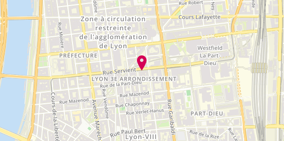 Plan de CESAR Fred, 90 Rue Servient, 69003 Lyon