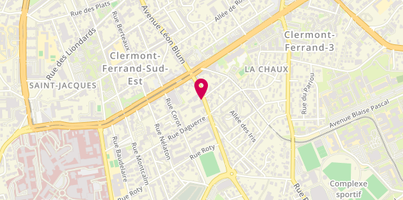 Plan de BATI CHAPE 63-Maçon, 158 avenue Léon Blum, 63000 Clermont-Ferrand