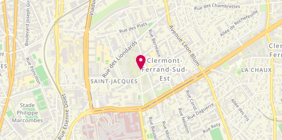Plan de ATTIRAN Samir, 42 Rue Alexandre Ribot, 63000 Clermont-Ferrand