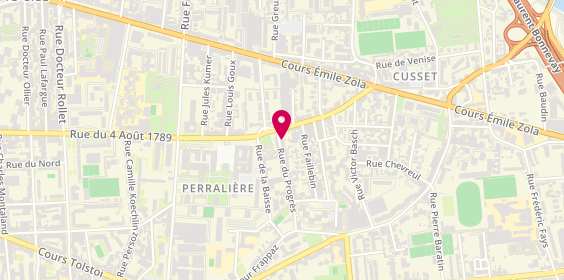 Plan de Entreprise Mateos, 5 Rue Progrès, 69100 Villeurbanne