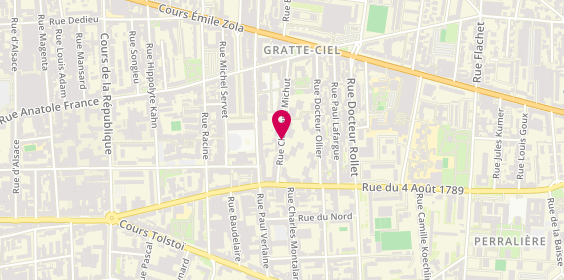 Plan de 2AV Alarme Automatisme Vidéo, 37 Rue Clement Michut, 69100 Villeurbanne
