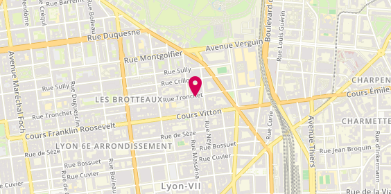 Plan de Cegea, 104 Rue Tronchet, 69006 Lyon