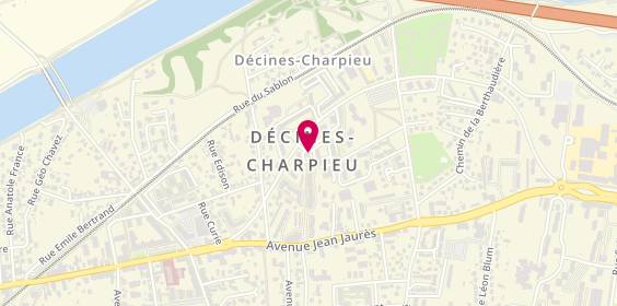 Plan de Pro'Elec, 34 avenue Edouard Herriot, 69150 Décines-Charpieu