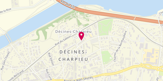 Plan de Monet Elec, 55 Avenue Edouard Herriot, 69150 Décines-Charpieu