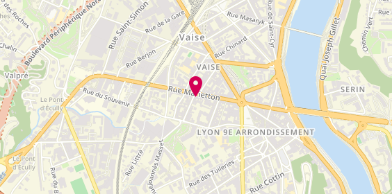 Plan de Sav Telecom, 1 Rue de l'Oiselière, 69009 Lyon