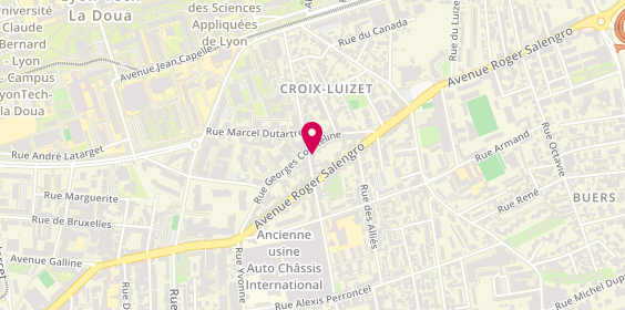 Plan de Aqua Services, 49 Rue des Antonins, 69100 Villeurbanne