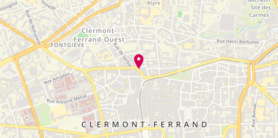 Plan de D I E c'Electrique / Peronin Kevin, 12 Rue Fontgiève, 63000 Clermont-Ferrand