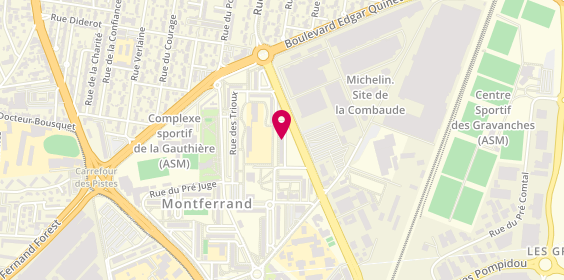Plan de SELMA Toufik, 11 Rue des Jardiniers, 63100 Clermont-Ferrand