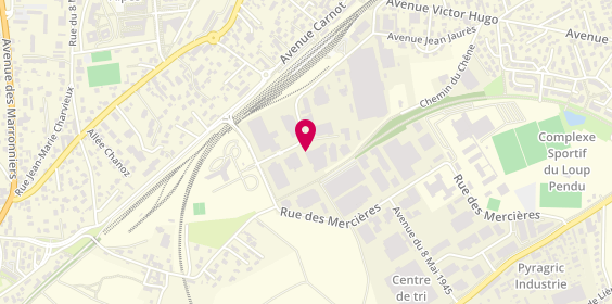 Plan de Asconelec Eib, 130 avenue de l'Industrie, 69140 Rillieux-la-Pape