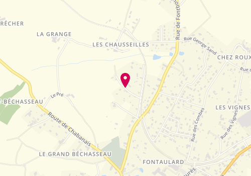 Plan de PICAT Thierry, 7 chemin des Chausseilles, 87600 Rochechouart