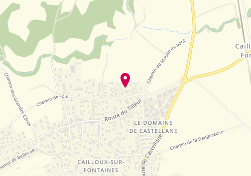 Plan de MALOD DOGNIN ALAIN, 1091 Chemin de Four, 69270 Cailloux-sur-Fontaines