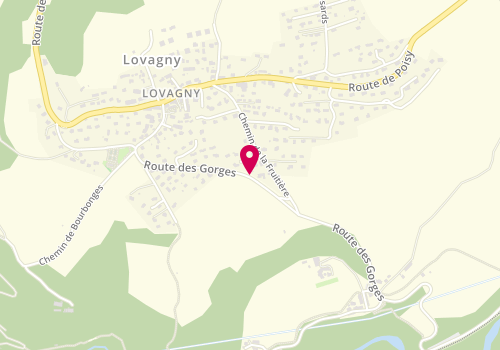 Plan de EURL Menelec 74, 595 Route Gorges, 74330 Lovagny