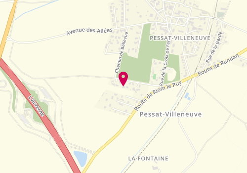 Plan de MS Elec, 23 chemin de la Chapelière, 63200 Pessat-Villeneuve