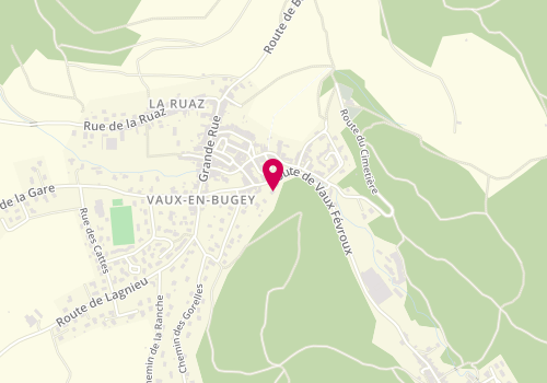 Plan de Djp Services, 204 Route de Vaux Fevroux, 01150 Vaux-en-Bugey