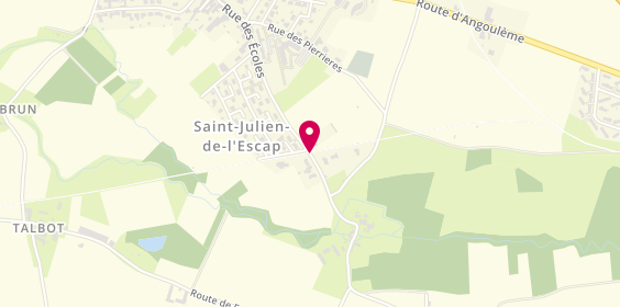 Plan de Eleva Electricité, Route de Fontenet, 17400 Saint-Julien-de-l'Escap