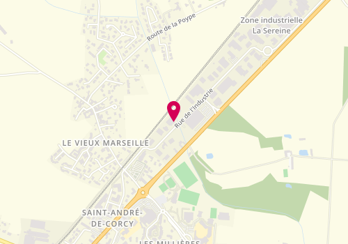 Plan de See Magagnin, 327 Rue de l'Industrie, 01390 Saint-André-de-Corcy