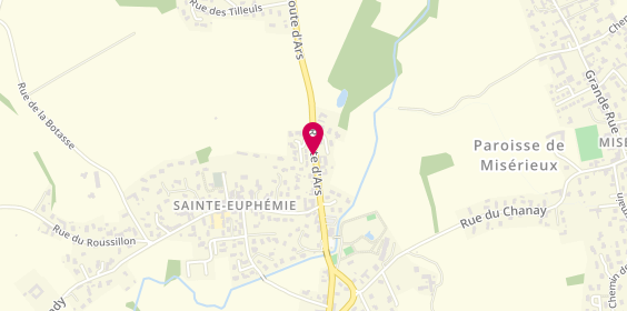 Plan de SGN Elec, 945 Route Ars, 01600 Sainte-Euphémie
