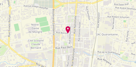 Plan de Aceg, 97 Rue Boiron, 69400 Villefranche-sur-Saône