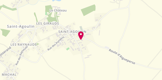 Plan de Entreprise Pro Elec Gardelle, 1 Route d'Aigueperse, 63260 Saint-Agoulin