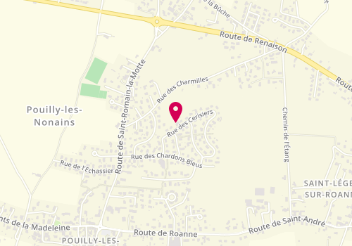 Plan de Adc Bati Elec, 169 Rue des Cerisiers, 42155 Pouilly-les-Nonains