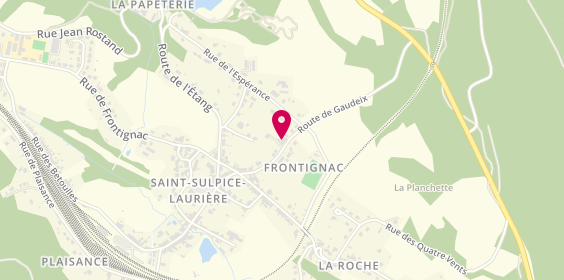 Plan de BERGER Alain, 17 Route de Gaudeix, 87370 Saint-Sulpice-Laurière