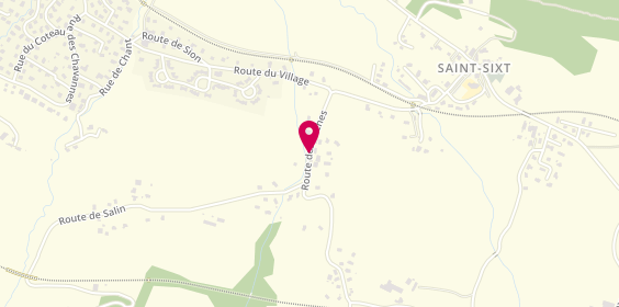 Plan de BAUD Robert, 215 Route des Luches, 74800 Saint-Sixt