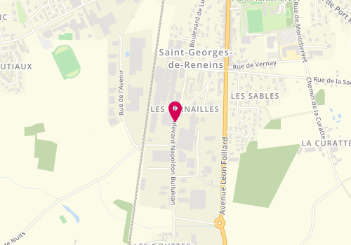 Plan de Corelec Electricité, 433 Boulevard Napoléon Bullukian, 69830 Saint-Georges-de-Reneins