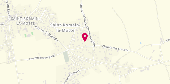 Plan de CANEVET Pierre-Yves, 195 chemin des Crouses, 42640 Saint-Romain-la-Motte