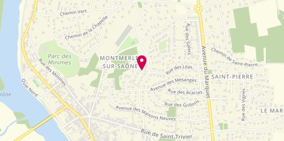 Plan de 2F.elec', 271 avenue des Vignes, 01090 Montmerle-sur-Saône