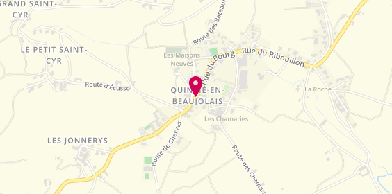 Plan de Claude Dupon, Rue Bourg, 69430 Quincié-en-Beaujolais